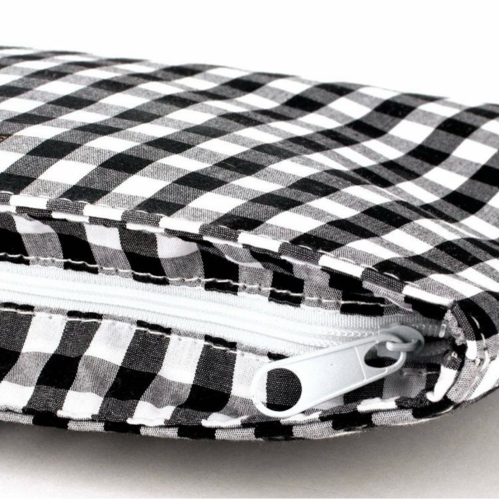 Sugar Paper Essentials Gingham and Chambray Pencil Pouch 2pk - Picture 7 of 8